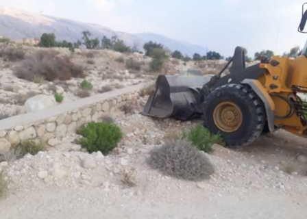 رفع تصرف بیش از ۱۵ هزار متر مربع از اراضی دولتی در پارسیان