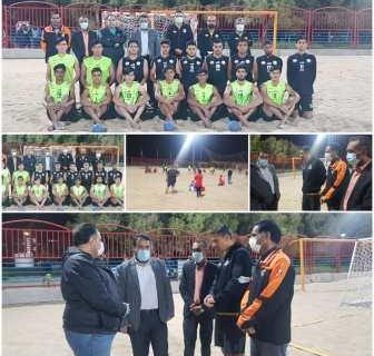 حضور مدیرکل ورزش هرمزگان در اردوی تیم ملی نوجوانان هندبال ساحلی بندرعباس