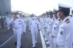 بازگشت ناوگروه ۷۷ نیروی دریایی ارتش جمهوری اسلامی ایران به بندرعباس