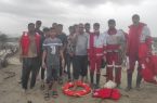 نجات ۱۱ دانش آموز گرفتار در سیلاب شهرستان میناب