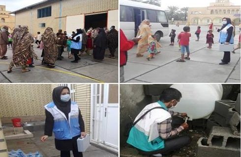تیم واکنش سریع و ارزیاب بهداشتی به روستاهای سیل زده میناب اعزام شد