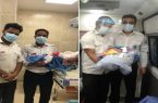تولد دختر و پسر عجول در آمبولانس اورژانس ۱۱۵ بندرعباس