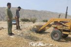  رفع تصرف ۱۳ هزار متر مربع از اراضی ملی منطقه صالح آباد