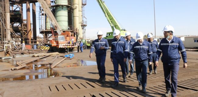مدیرعامل شرکت صبا فولاد خلیج فارس از تعمیرات اساسی این کارخانه بازدیدکرد