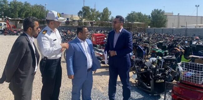 تعیین تکلیف بیش از ۸ هزار موتورسیکلت توقیفی در استان هرمزگان