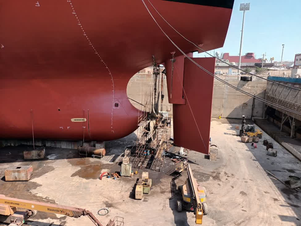 تعمیر تخصصی پروانه ۷۵ تُنی نفت کش غول پیکر در توانمندترین مجموعه کشتی سازی کشور