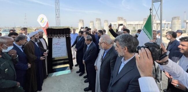 عملیات اجرایی پروژه عظیم پل خلیج فارس پس از ۷ سال توقف، آغاز شد