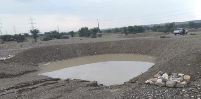 پایان عملیات اجرایی پروژه احداث سامانه های آبگیر باران در شهرستان میناب