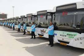 خدمات رسانی رایگان اتوبوس های شهرداری بندرعباس در روز عرفه و عید قربان