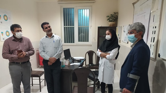 بازدید سرزده رئیس دانشگاه علوم پزشکی هرمزگان از ارائه خدمات در مرکز خدمات جامع سلامت روستایی چاهستان و حسن لنگی
