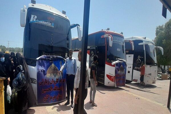 اعزام ۱۱ دستگاه ناوگان مسافربری زائرین اربعین به مرز مهران