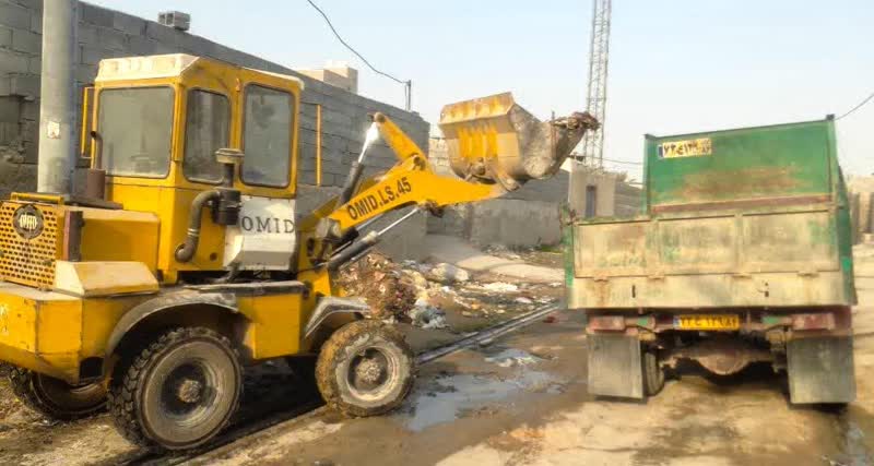اجرای عملیات پاکسازی در محله چاهستانی‌ها