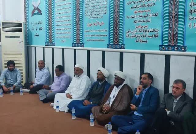 همایش بزرگ وحدت در مسجد پیامبر اعظم(ص) روستای تازیان بالا برگزار شد