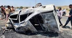 تصادف مرگبار دو خودرو در سیریک ۴ نفر را به کام مرگ کشاند