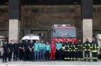برگزاری مانور آتش‌نشانی در شرکت فولاد کاوه جنوب کیش