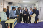 بازدید دکتر احمد مرادی، نماینده مردم هرمزگان در مجلس شورای اسلامی از بیمارستان قشم