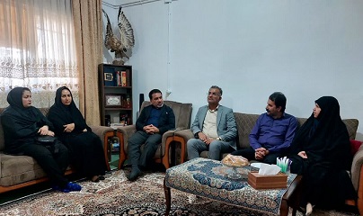 دیدار با سه تن از خانواده شهدای شهرستان بندرعباس