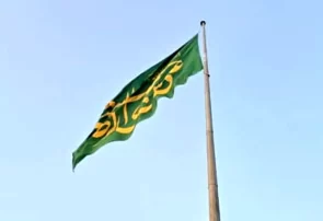گوربند زیر سایه پرچم متبرک رضوی؛ همبستگی مردم میناب در دهه کرامت