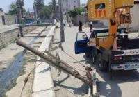 اصلاح و بهینه سازی شبکه  برق و تعویض تیرهای فرسوده محله گلزار شهدای بندرعباس