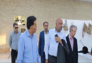 بازدید وزیر تعاون، کار و رفاه اجتماعی از بازارچه دائمی مشاغل خانگی