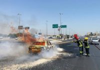 حریق یک خودرو حامل سوخت در چهچکور