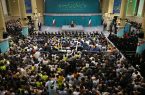 دیدار بیش از ۸۰ نفر از کارگران استان هرمزگان با رهبر معظم انقلاب