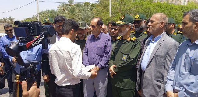 رونمایی از تندیس سردار شهید علی حاجبی در شهرستان رودان