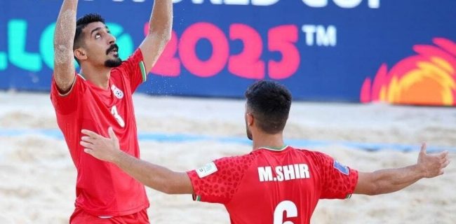 برد تیم ملی فوتبال ساحلی با درخشش فولاد هرمزگانی‌ها
