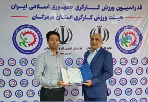 هانی حاجی‌زاده رئیس کمیته رسانه هیئت ورزش کارگری استان هرمزگان شد