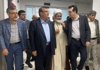 افتتاح بخش‌های جدید بیمارستان فارابی و آغاز ساخت درمانگاه زنگارد با حضور رئیس دانشگاه علوم پزشکی هرمزگان