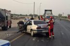 یک مصدوم بر اثر حادثه در جاده بندرعباس – میناب