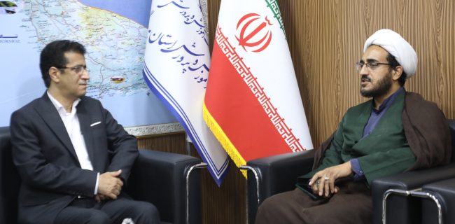 دیدار مدیر کل سازمان تبلیغات اسلامی هرمزگان با مدیر کل آموزش و پرورش استان