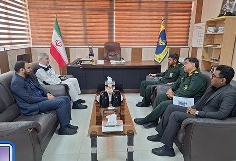 دیدار مدیرعامل ایزوایکو با فرمانده سپاه ناحیه بندرعباس در راستای تعاملات استانی