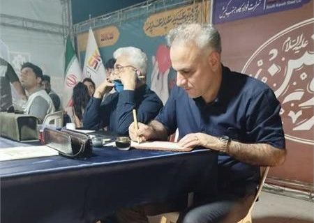 برپایی ایستگاه فرهنگی و موکب هنرمندان یادبود شهیدان