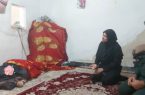 بازدید مشترک مسئولان بهزیستی و حوزه مقاومت بسیج از منزل مدد جویان