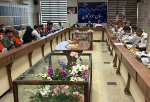 نشست مشترک پلیس راه هرمزگان و اداره‌ کل راهداری و حمل و نقل جاده ای استان