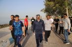 بازدید صبحگاهی شهردار بندرعباس از نوار ساحلی با تأکید بر بهسازی و زیباسازی