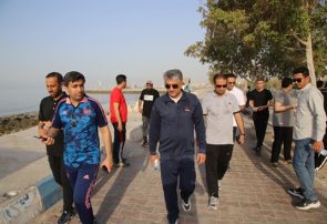 بازدید صبحگاهی شهردار بندرعباس از نوار ساحلی با تأکید بر بهسازی و زیباسازی