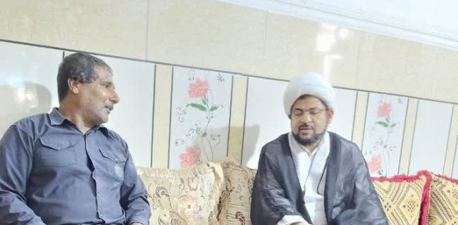 دیدار رئیس بنیاد شهید و امور ایثارگران میناب با خانواده‌های معظم شهدا و ایثارگران