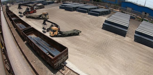 شروعی دوباره در حمل ریلی محصولات فولاد هرمزگان