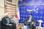 بازدید اعتمادی مدیرکل بازرسی استانداری هرمزگان از ادارات و پروژه‌های عمرانی شهرستان میناب