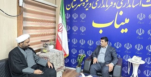 بازدید اعتمادی مدیرکل بازرسی استانداری هرمزگان از ادارات و پروژه‌های عمرانی شهرستان میناب