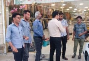 اصلاح و تعدیل روشنایی مراکز تجاری میناب و همکاری کسبه
