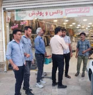 اصلاح و تعدیل روشنایی مراکز تجاری میناب و همکاری کسبه
