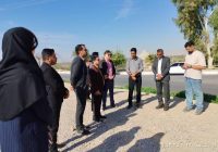 بازدید دانشجویان و اعضای سازمان بسیج مهندسین از شهر فین هرمزگان