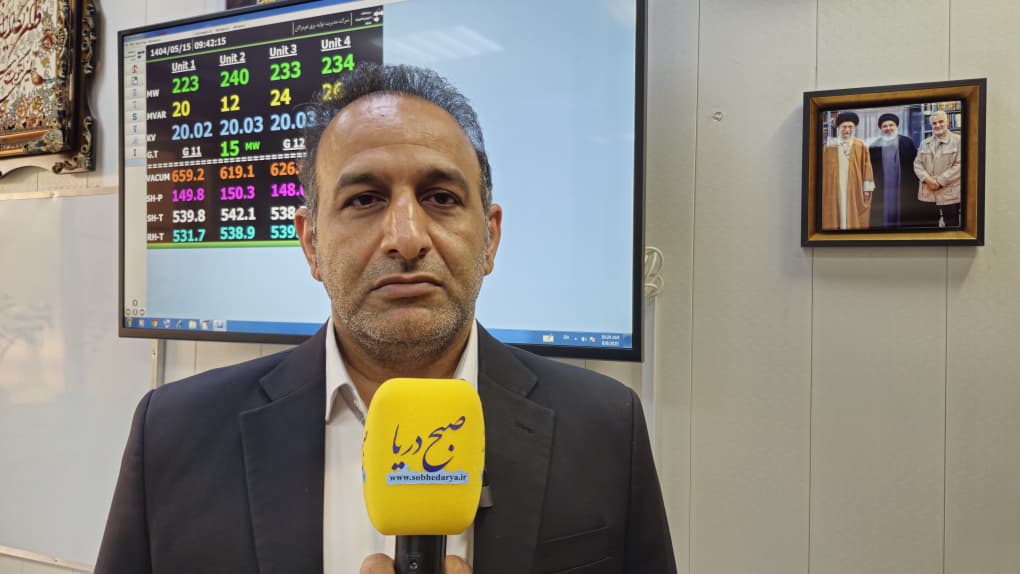 هر ۶ واحد در مدار؛ یکهزار مگاوات برق از قلب هرمزگان+فیلم