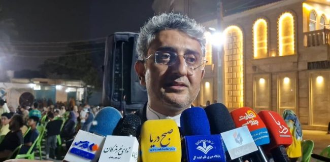 نخل ناخدا جان گرفت؛ افتتاح پروژه ۸/۶ میلیاردی شهرداری بندرعباس+فیلم