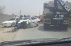 برخورد خودرو در آبشورک ۳مصدوم برجای گذاشت