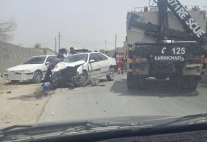 برخورد خودرو در آبشورک ۳مصدوم برجای گذاشت