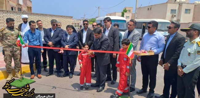 افتتاح و کلنگ‌زنی ۷۰ میلیارد تومان پروژه عمرانی در ابوموسی همزمان با هفته دولت